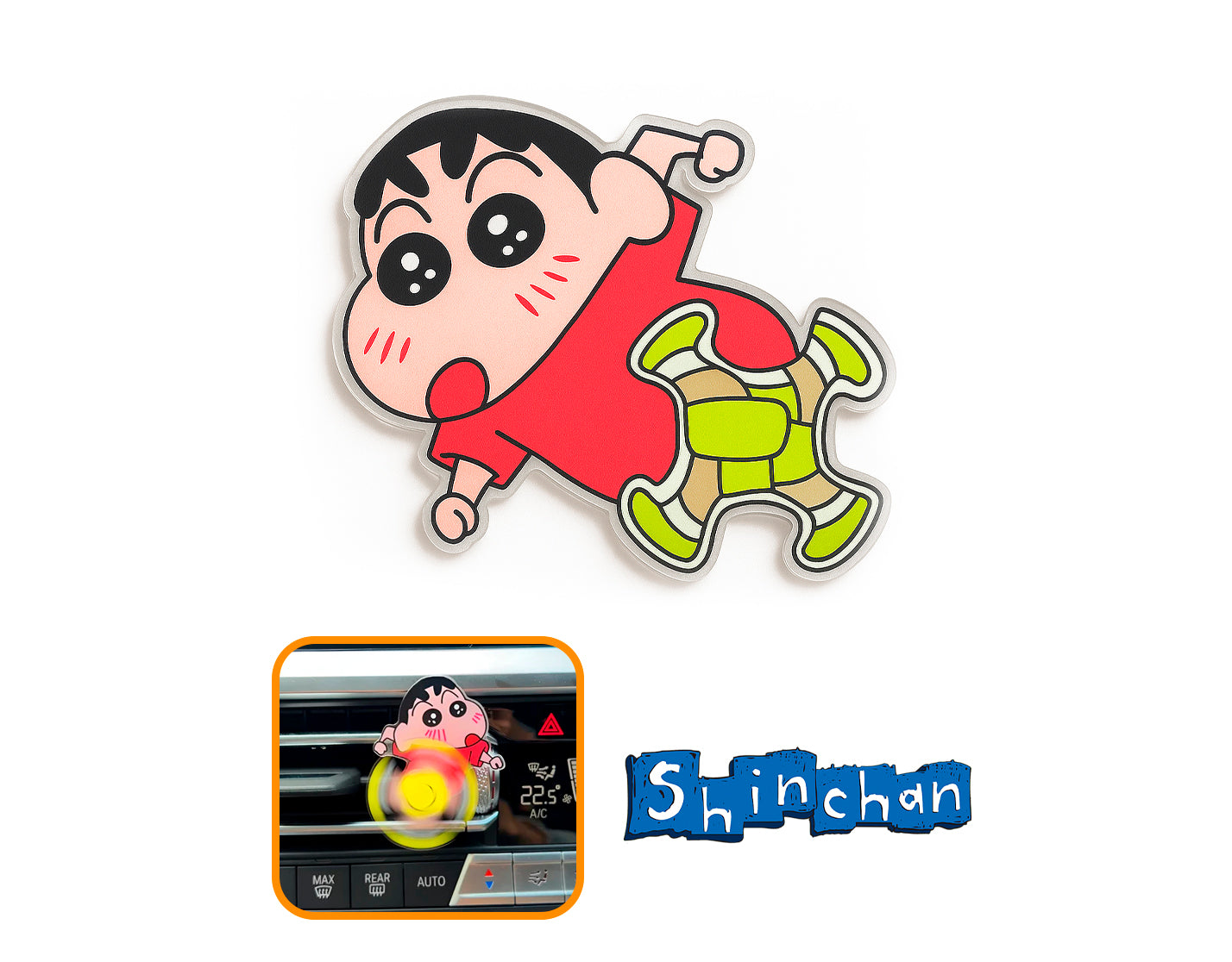 Decoración de salida de aire de coche de dibujos animados